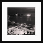 Peel Swimming Pool at night by Manx Press Pictures