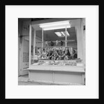 Sausages in Craine's shop window, Isle of Man by Manx Press Pictures