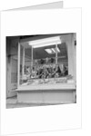 Sausages in Craine's shop window, Isle of Man by Manx Press Pictures