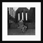 Bride at Peel Castle by Manx Press Pictures