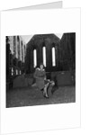 Bride at Peel Castle by Manx Press Pictures