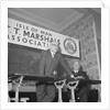 Harold Daniel addresses Isle of Man TT Marshals Association by Manx Press Pictures