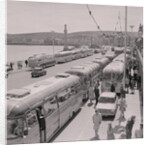 Oddfellows in coaches on Douglas Promenade by Manx Press Pictures