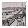 Oddfellows in coaches on Douglas Promenade by Manx Press Pictures