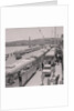Oddfellows in coaches on Douglas Promenade by Manx Press Pictures