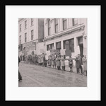 Strike pickets at Transport House by Manx Press Pictures