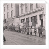 Strike pickets at Transport House by Manx Press Pictures