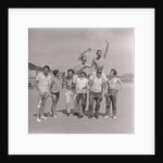 Holidaymakers on Douglas beach (?) by Manx Press Pictures