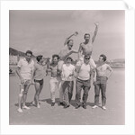Holidaymakers on Douglas beach (?) by Manx Press Pictures