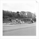 Building of Geoff Duke's garage, Isle of Man by Manx Press Pictures