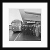 Four retiring road service bus drivers, Isle of Man by Manx Press Pictures