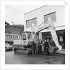 New JCB digger, EB Christians, Isle of Man by Manx Press Pictures