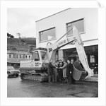 New JCB digger, EB Christians, Isle of Man by Manx Press Pictures