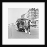 Travel agents on horse tram, Douglas Promenade by Manx Press Pictures
