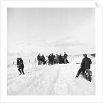 Car stuck in snow, Baldwin by Manx Press Pictures