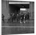 Children leaving High School, Isle of Man by Manx Press Pictures