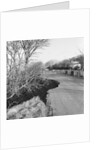 Road collapse on TT Course at Handley's by Manx Press Pictures