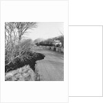 Road collapse on TT Course at Handley's by Manx Press Pictures