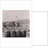 Herring being salted for export by Manx Press Pictures