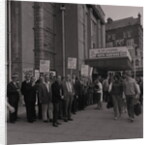 G.P.O. strike picket, Villa Marina by Manx Press Pictures