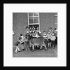 Donkey with children, Isle of Man by Manx Press Pictures