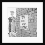 'No More New Residents' bill poster by Manx Press Pictures