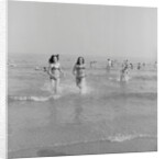 Holidaymakers in the sea at Douglas by Manx Press Pictures