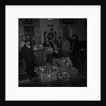 Publicans with Christmas hampers, Isle of Man by Manx Press Pictures
