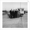 Tourist Board staff on Douglas Pier by Manx Press Pictures