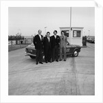 Tourist Board staff on Douglas Pier by Manx Press Pictures
