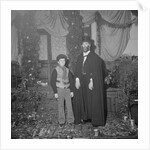 Magician at filming of Mysteries, Isle of Man by Manx Press Pictures