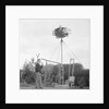 Man generating electricity, Peel by Manx Press Pictures