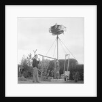 Man generating electricity, Peel by Manx Press Pictures