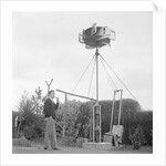 Man generating electricity, Peel by Manx Press Pictures