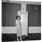 Miss Isle of Man in shower cubicle, Villiers, Douglas by Manx Press Pictures