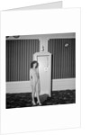 Miss Isle of Man in shower cubicle, Villiers, Douglas by Manx Press Pictures