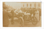 W.T. Clifford Earp in a Napier, 1905 Gordon Bennett Trials by George Bellett Cowen