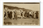 Bathers on Douglas beach by Anonymous