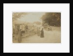 Motorcar racing at Ballaugh Bridge by George Bellett Cowen