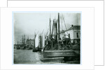 Douglas Inner Harbour and shipping by John Miller Nicholson