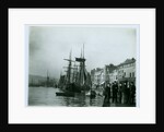 Douglas Inner Harbour and shipping by John Miller Nicholson
