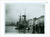 Douglas Inner Harbour and shipping by John Miller Nicholson