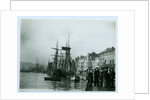 Douglas Inner Harbour and shipping by John Miller Nicholson