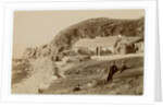 The cottage and beach at Niarbyl by George Bellett Cowen