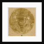 Morrison at work painting portrait of sitter by George Bellett Cowen