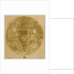 Morrison at work painting portrait of sitter by George Bellett Cowen