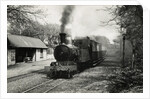 Engine No.12 Hutchinson Locomotive at Ballasalla Station to Port Erin by Unknown