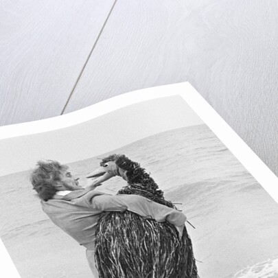 Rod Hull and Emu terrorising the holidaymakers on Clacton's beaches by Jack Curtis
