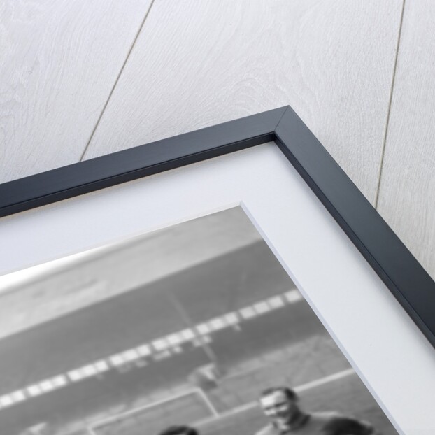 Everton players training at Goodison Park by Ted Abell