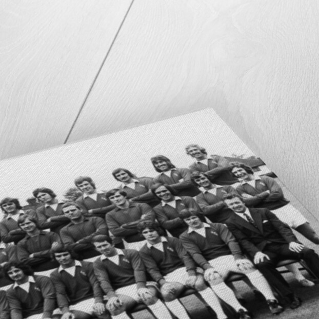 Everton squad pose for a group photograph by Anonymous